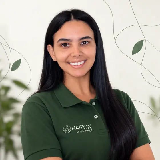 Laleska Fernanda, sócia e engenheira da Raizon Ambiental