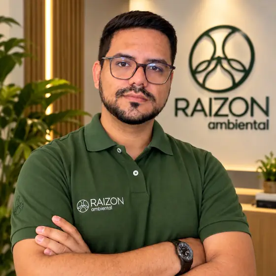 Miguel Gentine, fundador e engenheiro da Raizon Ambiental